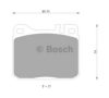 BOSCH 0 986 AB4 687 Brake Pad Set, disc brake